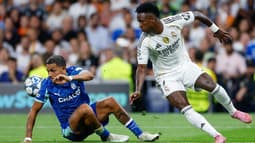 Facundo Medina lors du match de Ligue des champions entre le Real Madrid et l'OM - le 16/09/2025