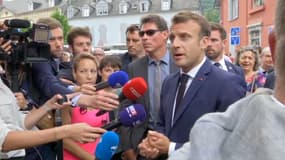 Emmanuel Macron était ce samedi matin à Bagnère-de-Bigorre à la rencontre des habitants.