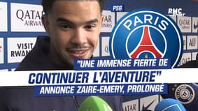 PSG : "Une immense fierté de continuer l’aventure", le petit sourire de Zaïre-Emery après sa prolongation