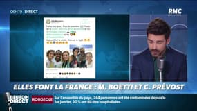 "Elles font la France": Candice Prévost et Mélina Boetti 