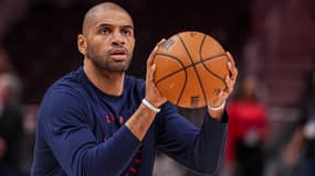 Nicolas Batum avec les Clippers de Los Angeles, le 14 mars 2025 en NBA