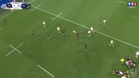 Le deuxième essai de la Nouvelle-Zélande contre la France lors du match d'ouverture de la Coupe du monde, le 08/09/2023