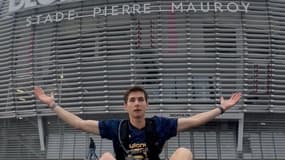 Gaspard Degryse, supporter du Losc qui court 10km par but marqué par son équipe
