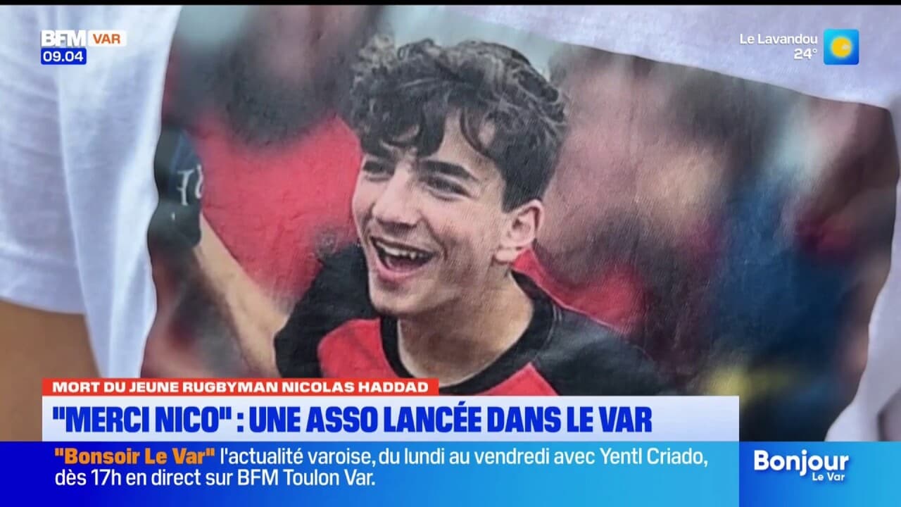 Mort du rugbyman nicolas haddad: une association lancée dans le var