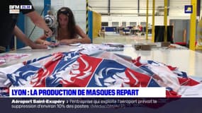 Lyon : la production de masques repart