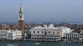 Le Grand Canal à Venise le 5 avril 2021 (Photo d'archive).