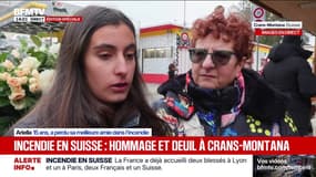 "J'ai mis une bougie pour elle": le témoignage bouleversant d'Ariella, 15 ans, qui a perdu sa meilleure amie dans l'incendie à Crans-Montana