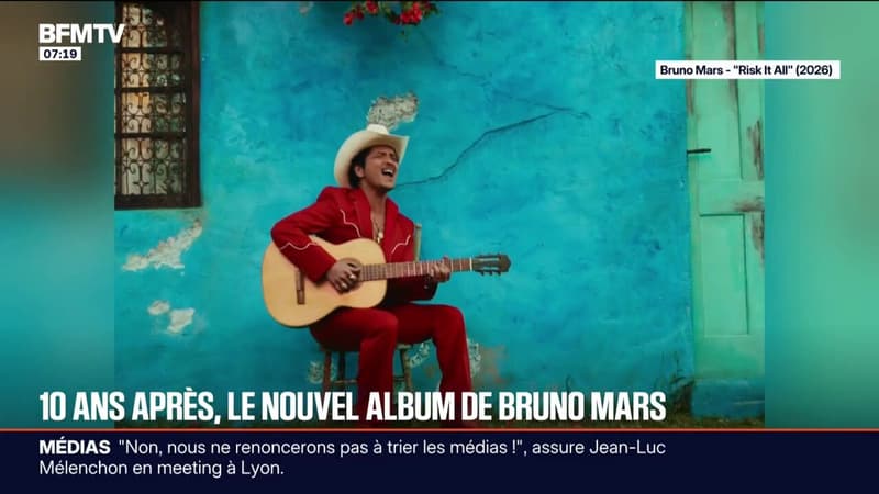 Bruno Mars fait son grand retour 10 ans après son dernier album