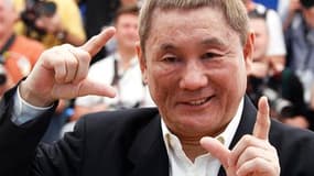 Le réalisateur japonais Takeshi Kitano au festival de Cannes en 2010