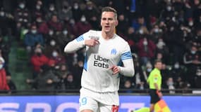 Arkadiusz Milik buteur lors de Metz-OM le 13 février 2022