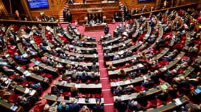 Les sénateurs dans l'hémicycle au palais du Luxembourg, ce jeudi 6 novembre 2025.