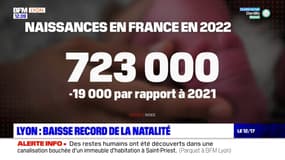 Lyon: baisse record de la natalité