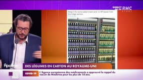 Les histoires de Charles Magnien : Des légumes en carton au Royaume-Uni - 26/10