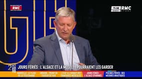 Jours fériés, l'Alsace et la Moselle pourraient les garder : "Que François Bayrou, qui est catholique, puisse proposer la disparition du lundi de Pâques... qu'il aille se confesser !", lance Emmanuel de Villiers