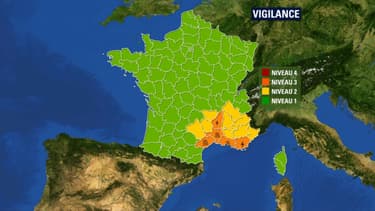 Météo France a placé 5 départements du sud en vigilance orange.