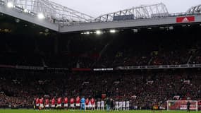 Les joueurs de Manchester United à Old Trafford