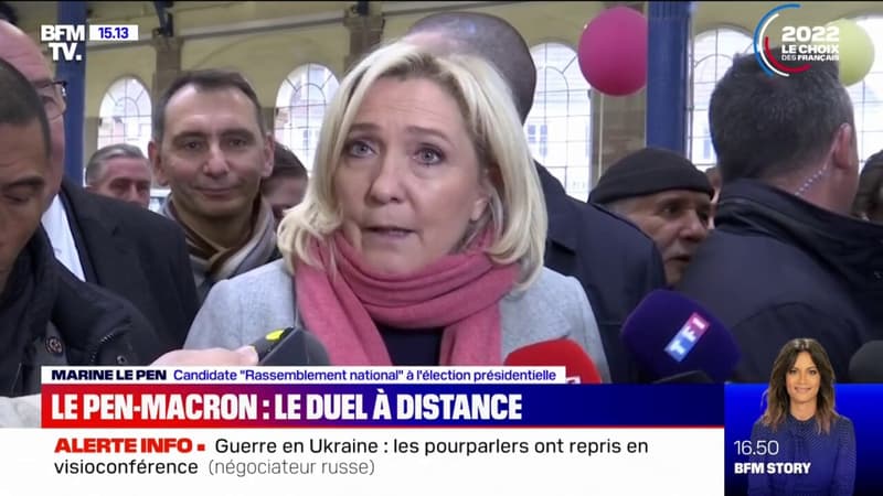 Marine Le Pen répond à Jean Castex et l'invite à débattre 