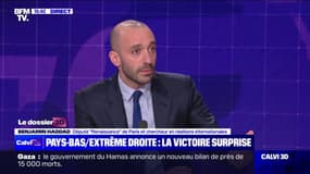 Benjamin Haddad (Renaissance) sur la victoire de Geert Wilders aux législatives néerlandaises: "La leçon qu'il faut en tirer, c'est qu'il faut être intraitable pour lutter contre l'extrême droite et ce qui la fait monter"