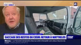 Wattrelos: le président des Restos du Coeur s'exprime trois mois après le saccage de 12 camions