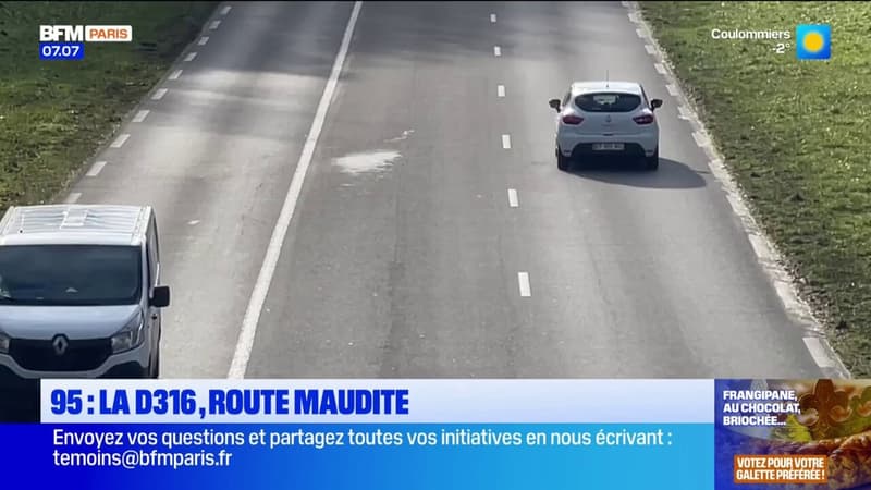 Val-d'Oise: des accidents à répétition sur la RD316