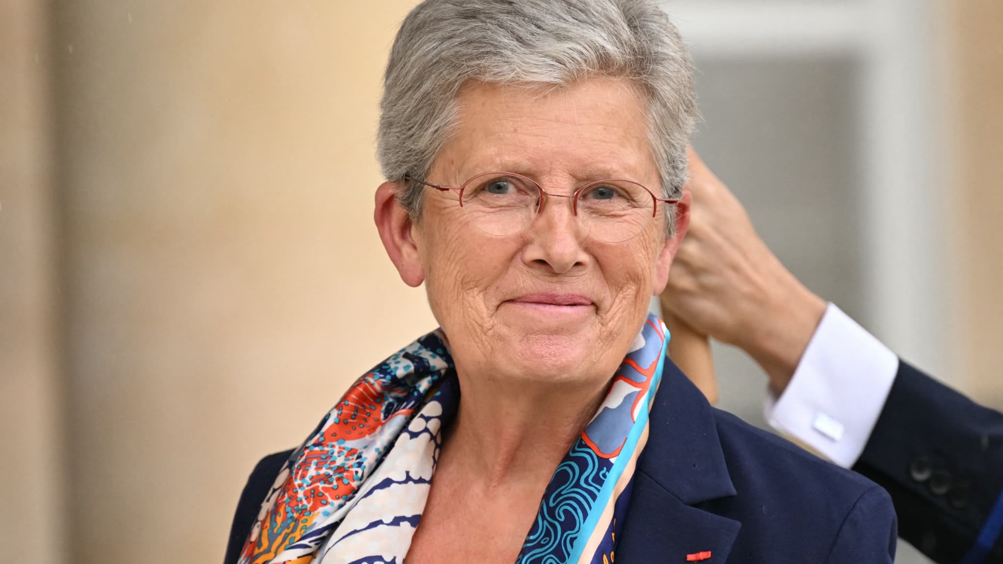 Geneviève Darrieussecq à l'Élysée le 23 septembre 2024 