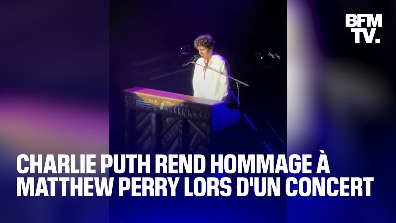 Le Chanteur Américain Charlie Puth Rend Hommage à Matthew Perry En ...