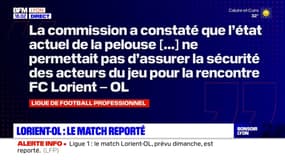 Lorient-OL : le match reporté