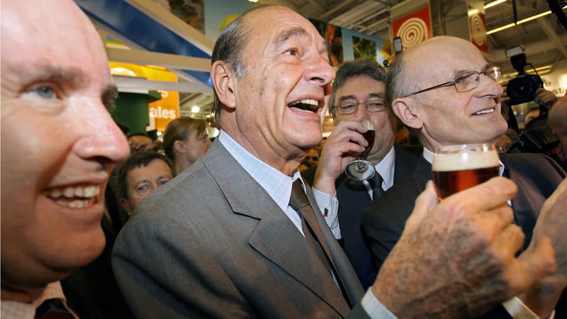 Jacques Chirac au Salon de l'agriculture en 2007.