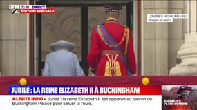 Jubilé de la Reine: moins de 10 minutes après son arrivée, Elizabeth II quitte le balcon de Buckingham Palace