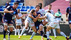 Matthieu Jalibert lors du quart de finale de Champions entre l'UBB et le Racing