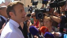 Emmanuel Macron à Marseille le 2 juin 2022 