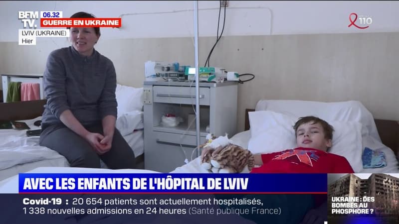 Ukraine: au coeur d'un hôpital pour enfants à Lviv