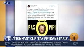 L'étonnant clip "Pas pipi dans Paris"