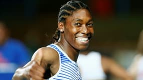 L'athlète sud-africaine Caster Semenya lors des  Athletics Gauteng North Championships le 25 février 2021, à Pretoria (Afrique du Sud).