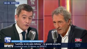 Gérald Darmanin face à Jean-Jacques Bourdin en direct