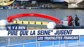 JO 2024 : "Les gens en font des caisses"... "Il y a bien pire" que la Seine défendent les triathlètes français