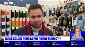 Qu'attendent les commerçants de la rue Pierre-Mauroy à Lille pour les soldes?