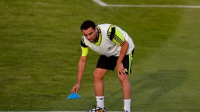 Xavi à l'entrainement
