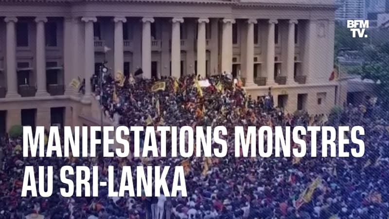 Manifestations monstres au Sri-Lanka, le président démissionne