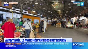 Antibes: avant Noël, le marché fait le plein