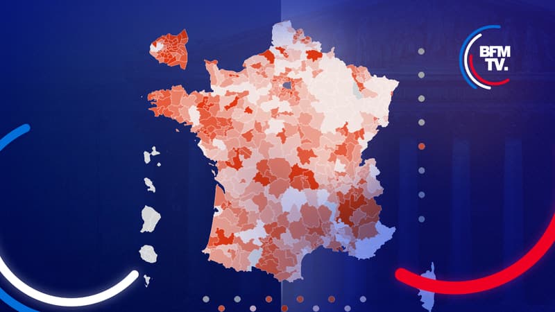 CARTE. Résultats élections législatives 2022: la France du vote Nupes au premier tour