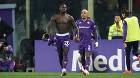 Moise Kean lors du match de Serie A entre la Fiorentina et l'Inter, le 06/02/2025
