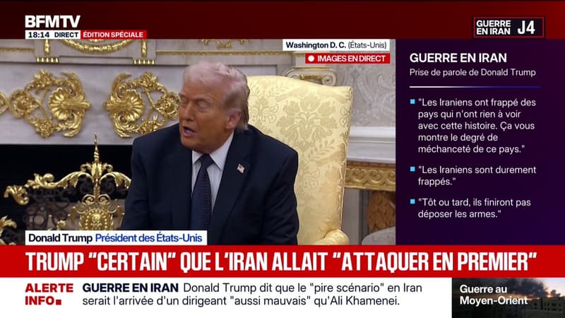 Donald qualifie le régime iranien de "maléfique"