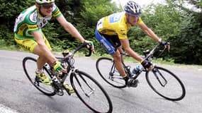 Floyd LAndis et Lance Armstrong