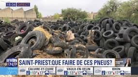 Que faire des 400 tonnes de pneus déversés la semaine dernière par les agriculteurs ?