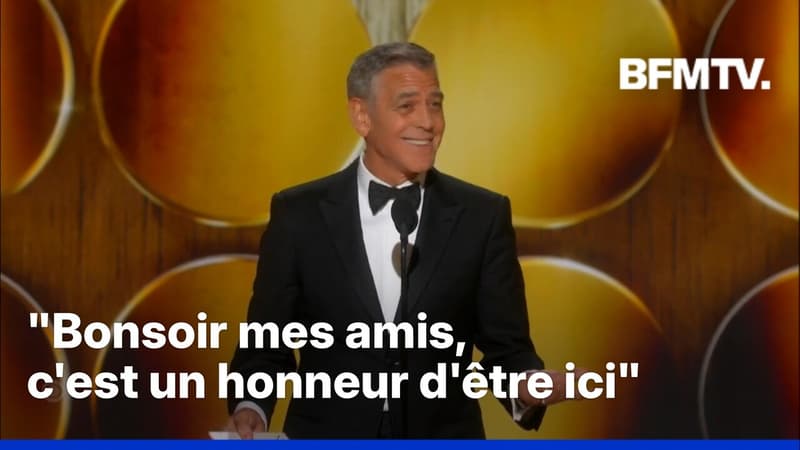 George Clooney s'exprime en français aux Golden Globes après sa naturalisation