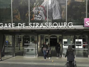 La gare de Strasbourg