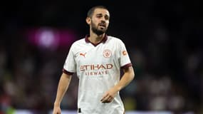 Bernardo Silva lors du match Burnley-Manchester City (0-3, 1ere journée de Premier League), le 11 août 2023