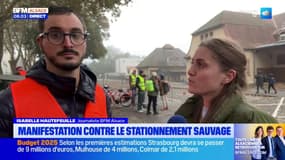 Strasbourg: ils manifestent contre le stationnement dans une rue interdite à la circulation