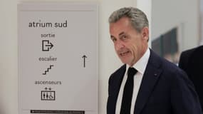 Nicolas Sarkozy le 6 janvier 2025, à Paris
